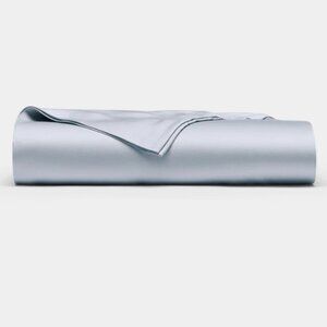 Cozy Earth Bamboo Flat Sheet Shore Light Blue King Size 100% Viscose